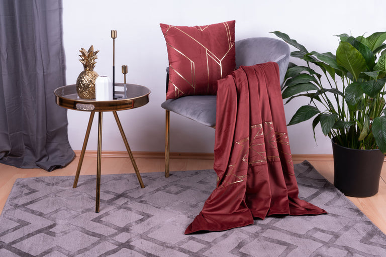 Set van deken en Sierkussen Flow