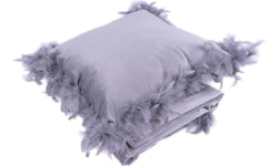 Set van deken en Sierkussen Palmira