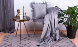 Set van deken en Sierkussen Palmira