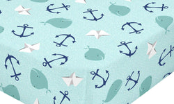 Kinderhoeslaken Whale