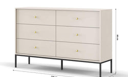 Dressoir Monique 6 lades