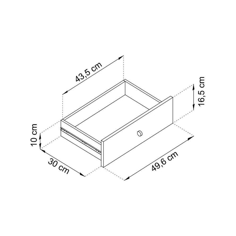 Dressoir Monique 3 deurs 3 lades