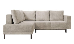 Hoekbank Mira links ribstof