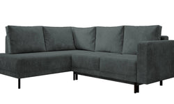 Hoekbank Mira links ribstof
