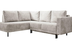 Hoekbank Mira links ribstof