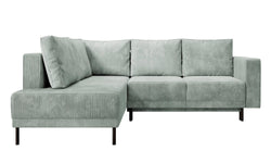 Hoekbank Mira links ribstof