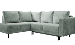 Hoekbank Mira links ribstof