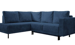 Hoekbank Mira links ribstof