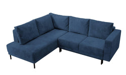 Hoekbank Mira links ribstof