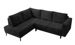 Hoekbank Mira links ribstof