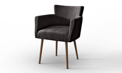 Set van 2 eetkamerstoelen Billie linnen