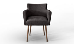 Set van 2 eetkamerstoelen Billie linnen