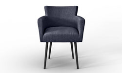 Set van 2 eetkamerstoelen Billie linnen