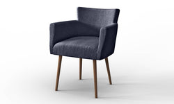 Set van 2 eetkamerstoelen Billie linnen