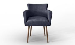 Set van 2 eetkamerstoelen Billie linnen