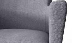 Set van 2 eetkamerstoelen Billie linnen