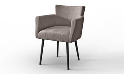 Set van 2 eetkamerstoelen Billie linnen