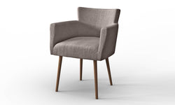 Set van 2 eetkamerstoelen Billie linnen