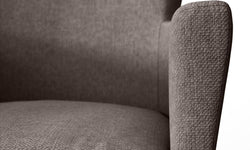 Set van 2 eetkamerstoelen Billie linnen