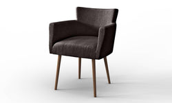 Set van 2 eetkamerstoelen Billie linnen