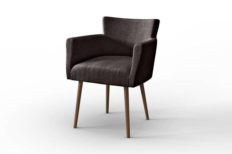 Set van 2 eetkamerstoelen Billie linnen