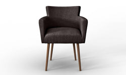 Set van 2 eetkamerstoelen Billie linnen