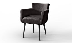 Set van 4 eetkamerstoelen Billie linnen