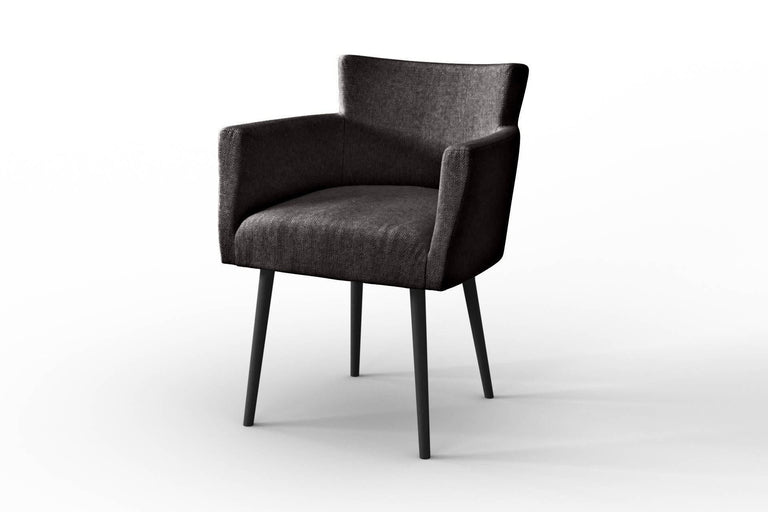 Set van 4 eetkamerstoelen Billie linnen