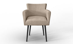 Set van 4 eetkamerstoelen Billie linnen