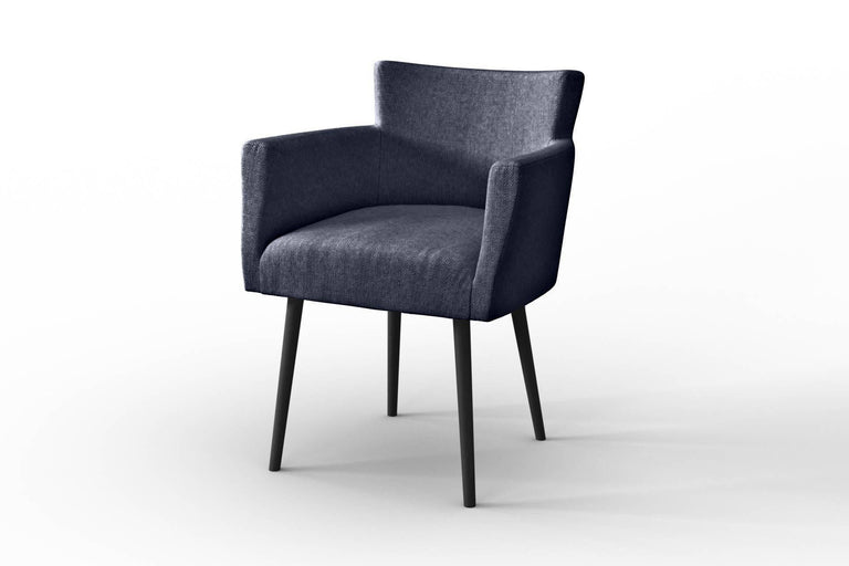 Set van 4 eetkamerstoelen Billie linnen