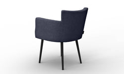 Set van 4 eetkamerstoelen Billie linnen