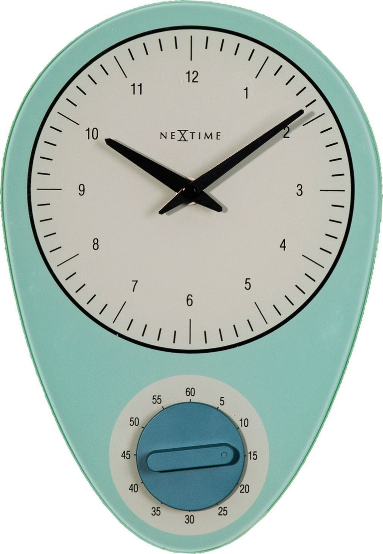 Wandklok Hans  met timer