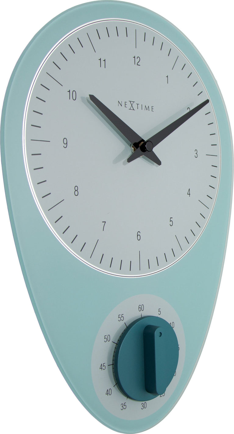 Wandklok Hans  met timer