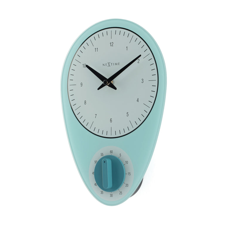 Wandklok Hans  met timer