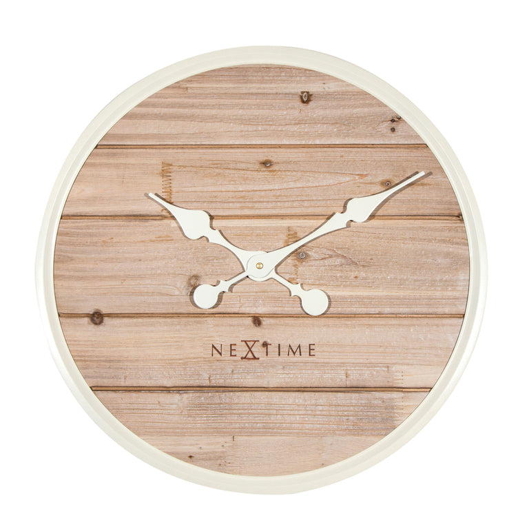 Wandklok Plank