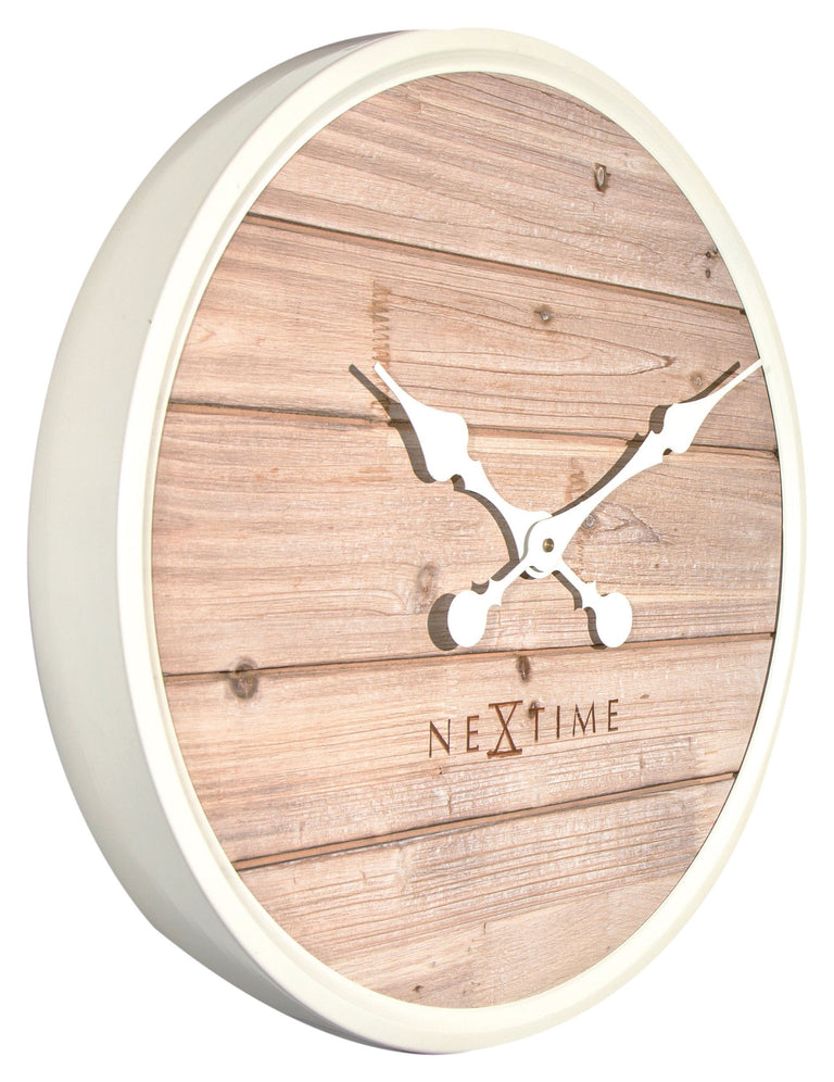 Wandklok Plank