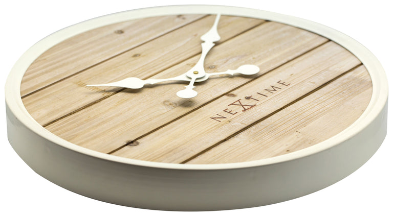 Wandklok Plank