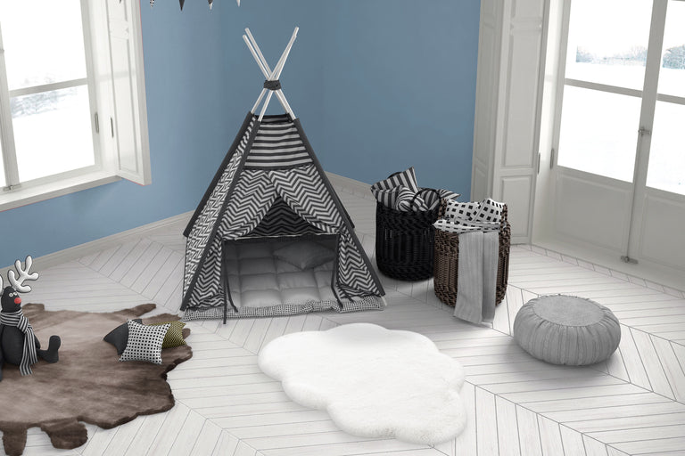 Kindervloerkleed Wolk