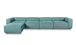 4-zitsbank Boston met hocker