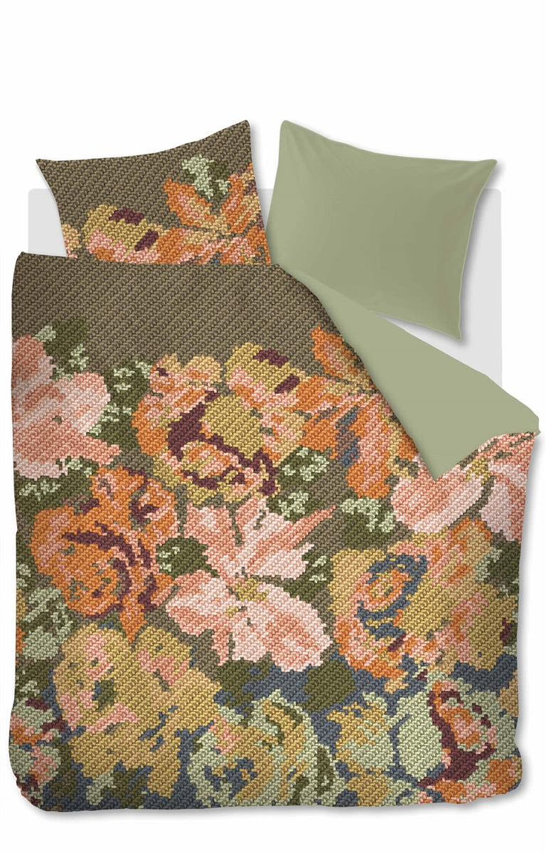 Dekbedovertrekset Embroide Flower