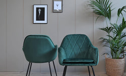 Set van 2 eetkamerstoelen Levi