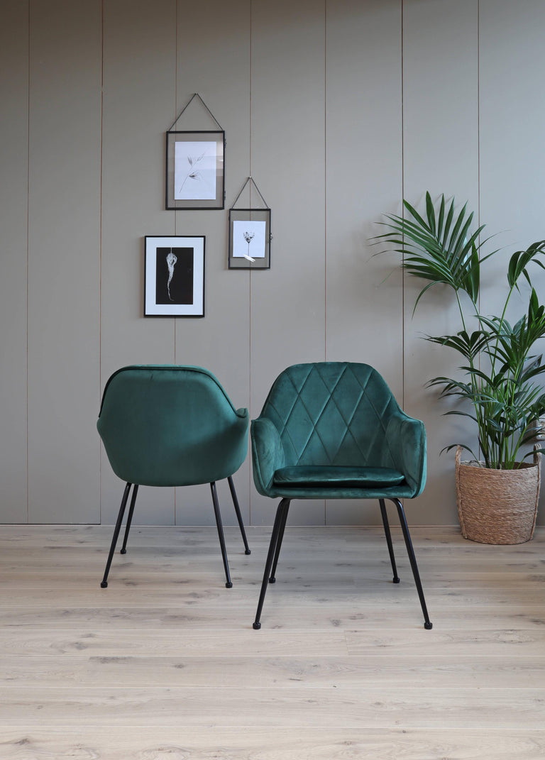 Set van 2 eetkamerstoelen Levi