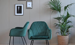 Set van 2 eetkamerstoelen Levi
