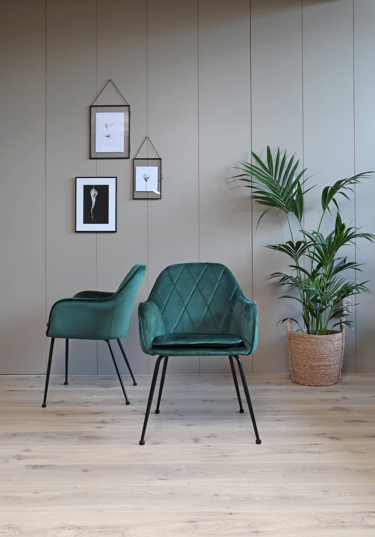 Set van 2 eetkamerstoelen Levi