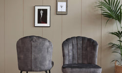 Set van 2 eetkamerstoelen Rose
