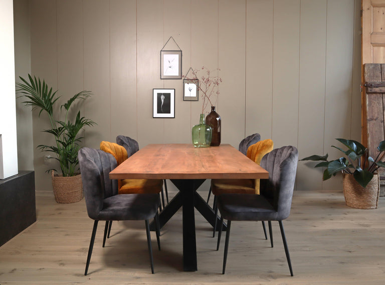 Set van 2 eetkamerstoelen Rose