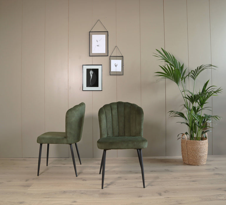 Set van 2 eetkamerstoelen Rose