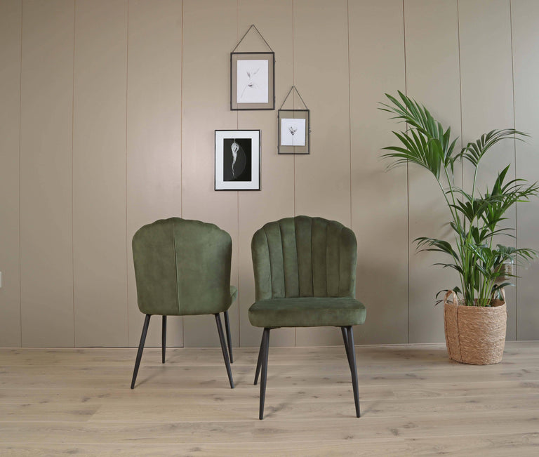 Set van 2 eetkamerstoelen Rose
