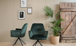 Set van 2 eetkamerstoelen Stripe