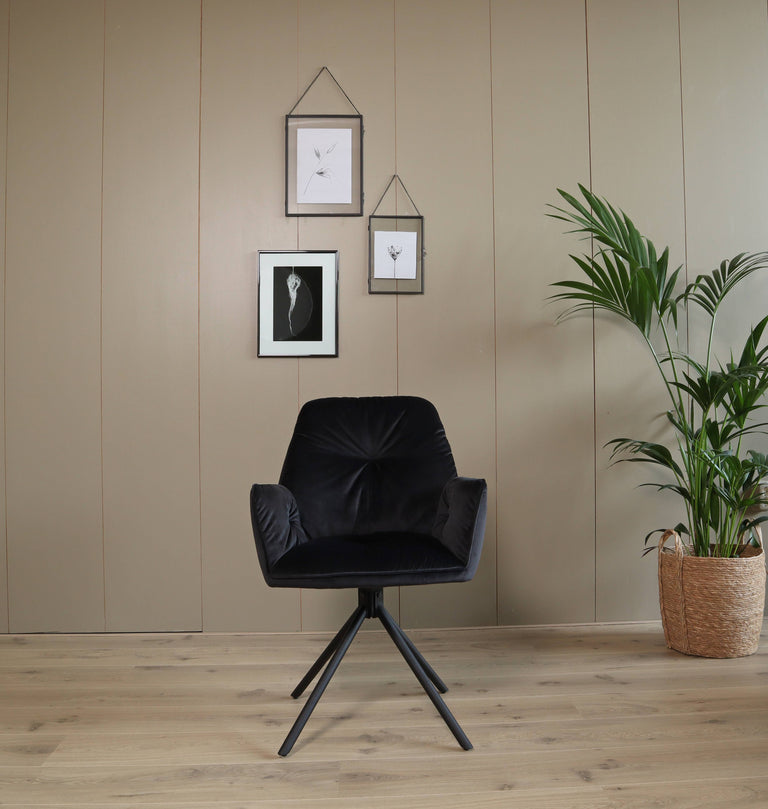 Set van 2 eetkamerstoelen Stripe